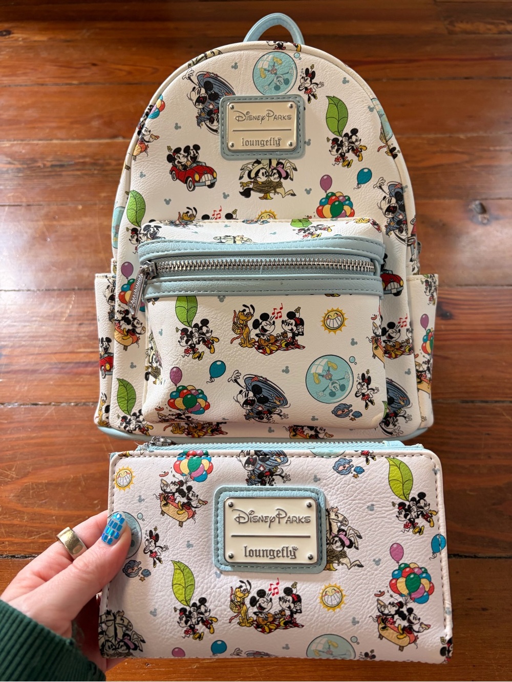 Loungefly Runaway Railway backpack and wallet